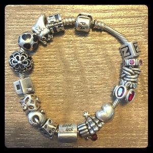 Pandora Bracelet with Charms